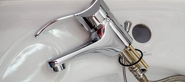 Установка смесителя